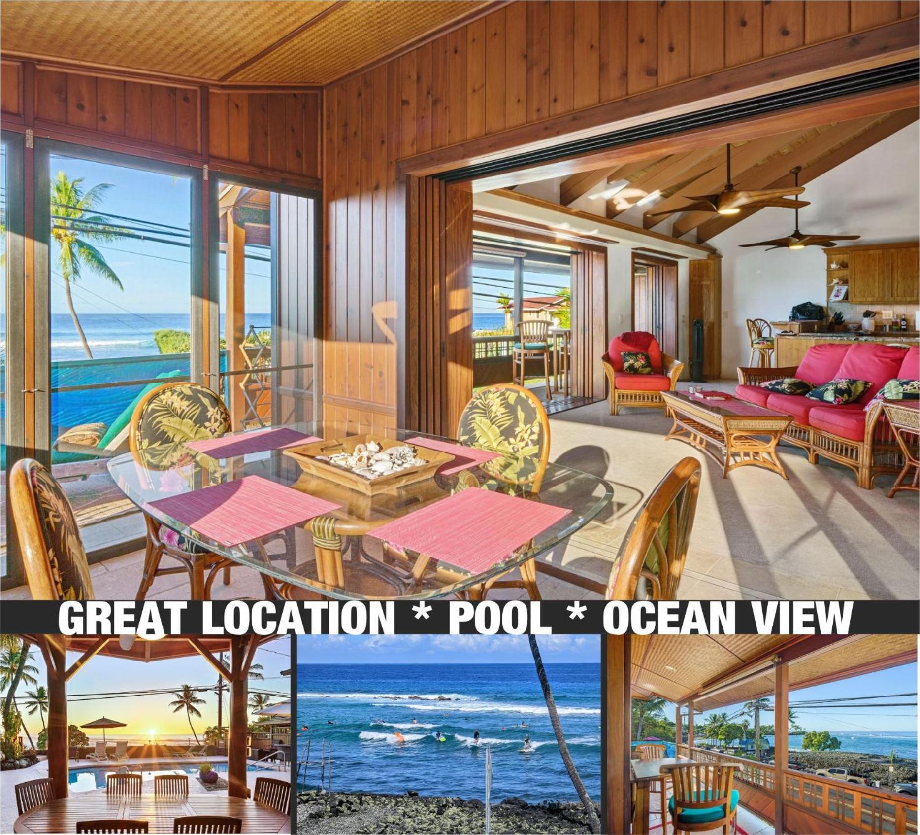 Ferienwohnung Seaspray Oceanview Kailua-Kona Exterior foto